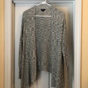 Gray/White Cardigan